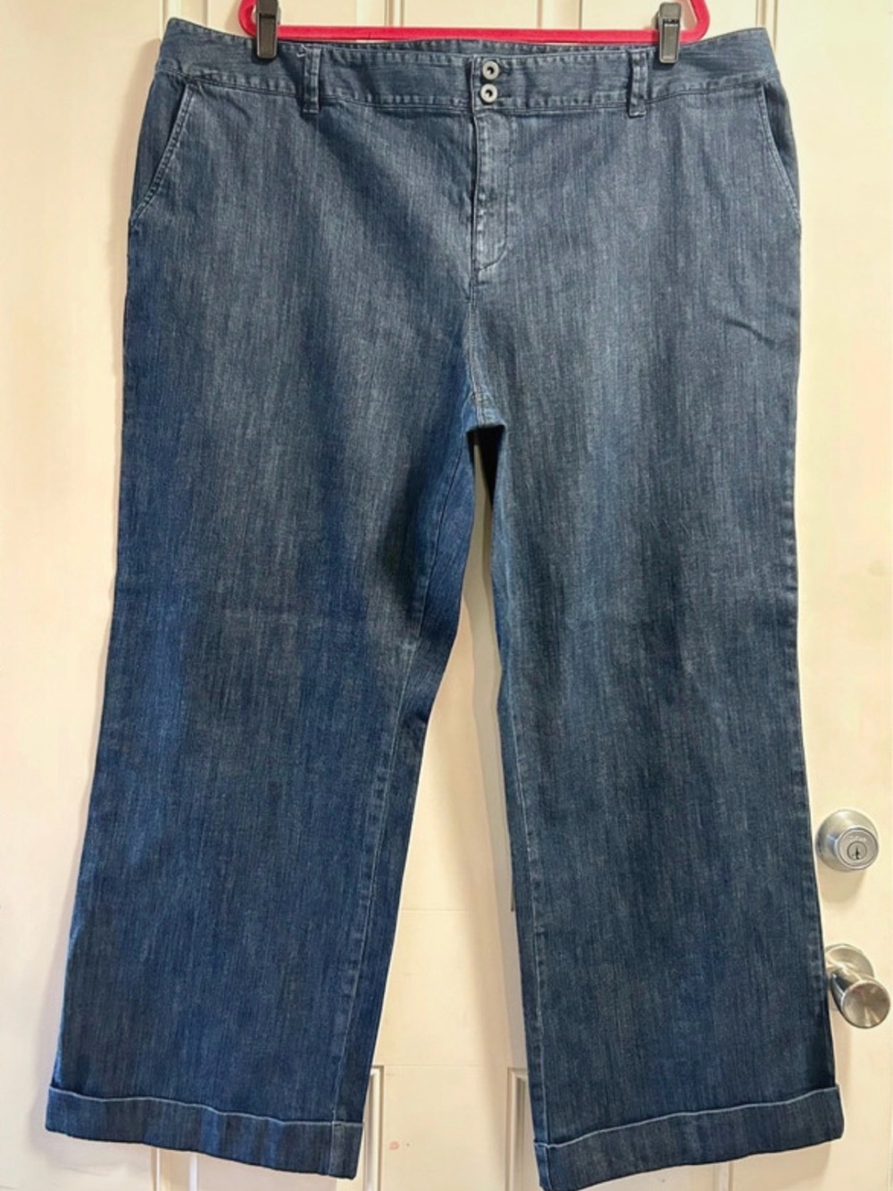 Women’s Dark Blue Denim Jeans - Classic Straight Fit